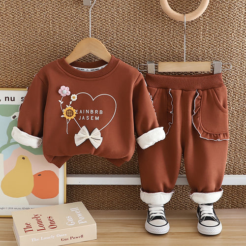 Bow & Bloom Velvet Set
