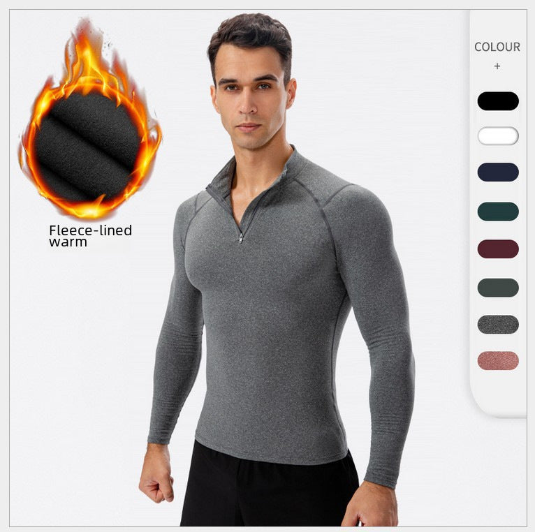 Men's Fleece Training Sweatshirt  Warm, High Elastic, Euro Size