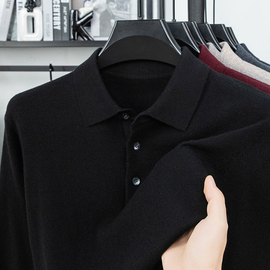 Knit Polo Luxe Sweater