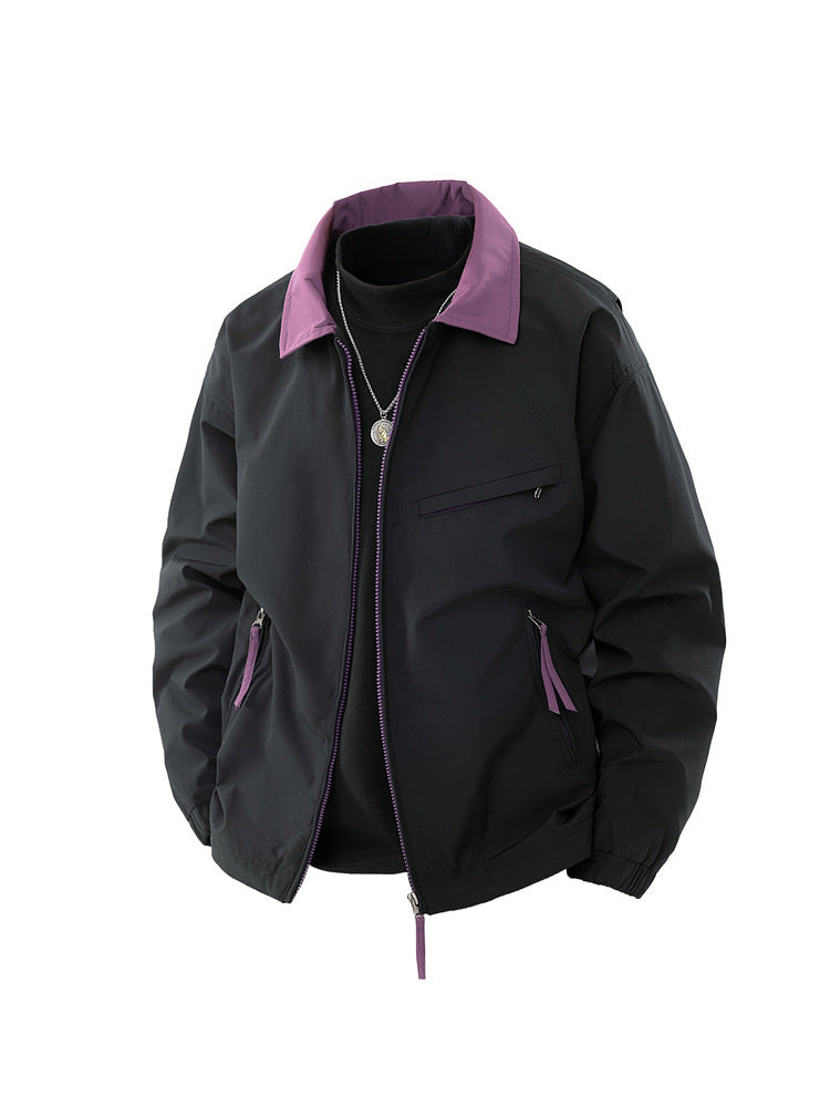Men's Baseball Collar Cargo Jacket  Spring/Autumn
