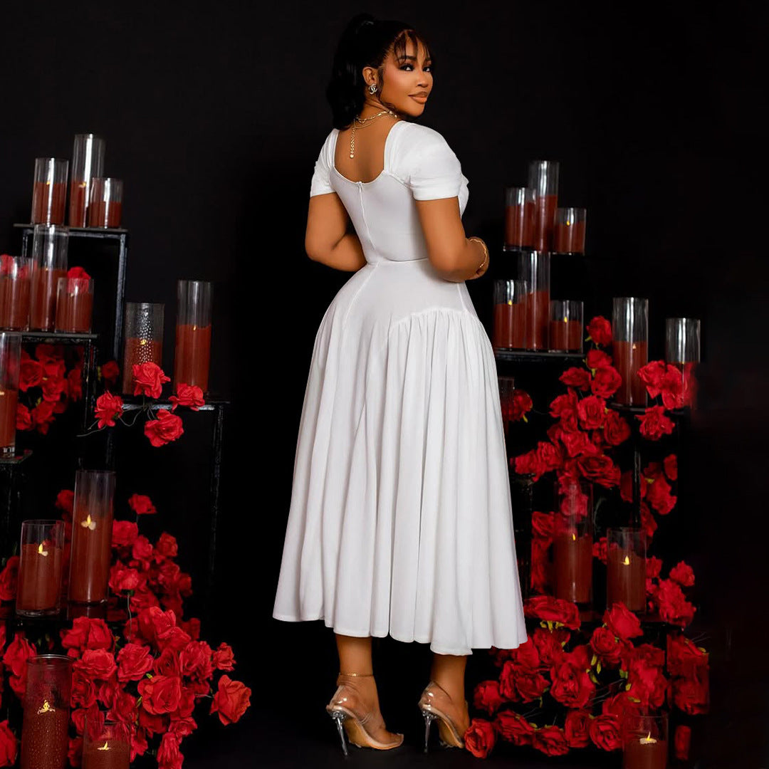 LunaGrace Pleated Dress