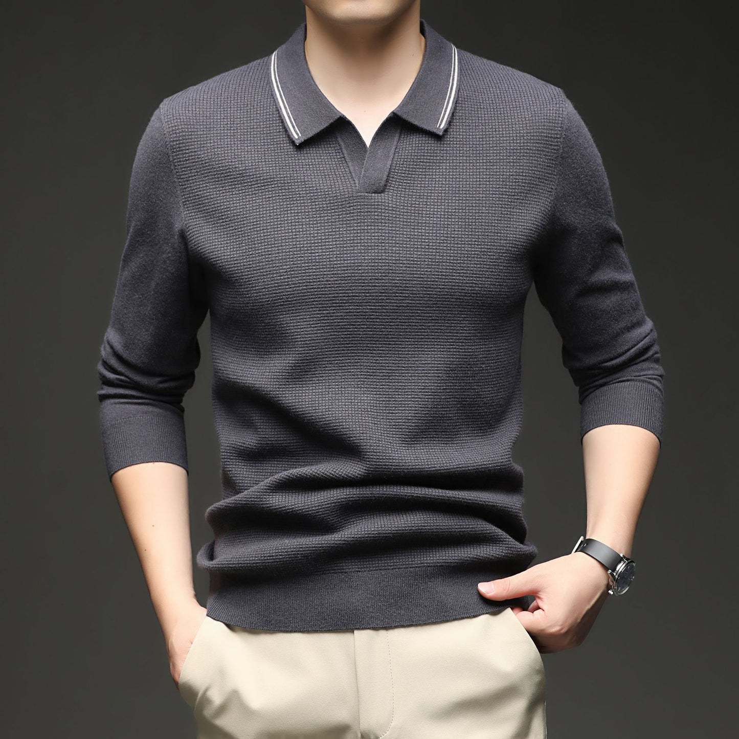 RibTone Knit Polo