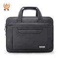 Mens Waterproof Oxford Laptop Briefcase  Large Capacity Business Shoulder Bag
