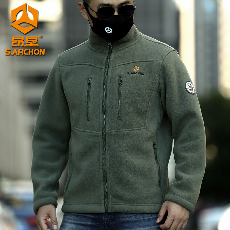 Anken Mens Winter Tactical Fleece Jacket