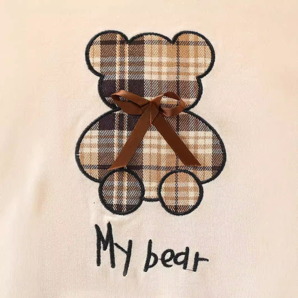Teddy Bear Sweatshirt & Skirt Set
