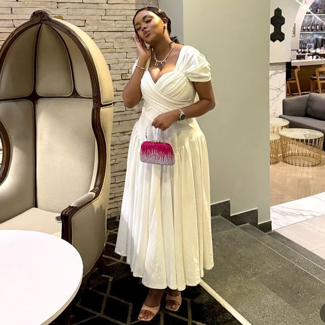 LunaGrace Pleated Dress