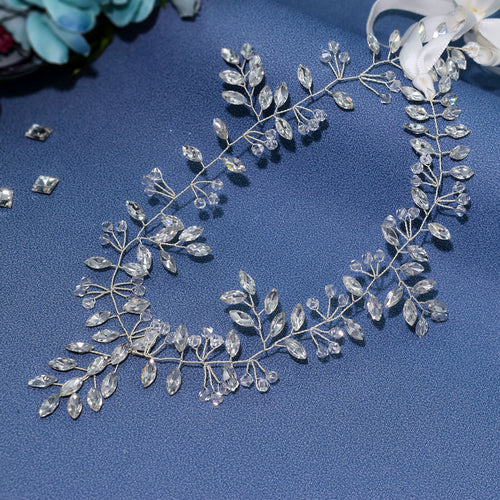 Creative handmade hanging rhinestone forehead Wedding  headdress