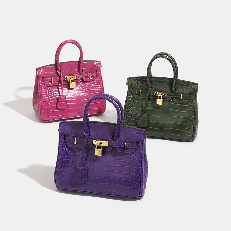 Victoria Crocodile Handbag