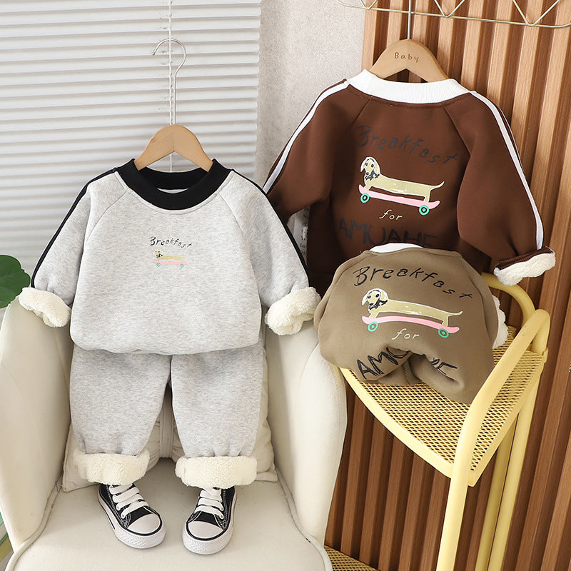 Skate Pup Hoodie Set