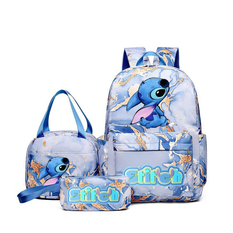Waterproof 3-Piece School Backpack Set for Students & Travel