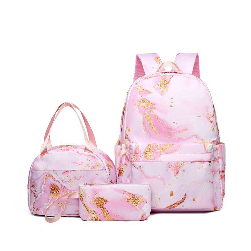 Waterproof 3-Piece School Backpack Set for Students & Travel
