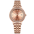 Ultra-Slim Women's Waterproof Luminous Quartz Watch with Calendar