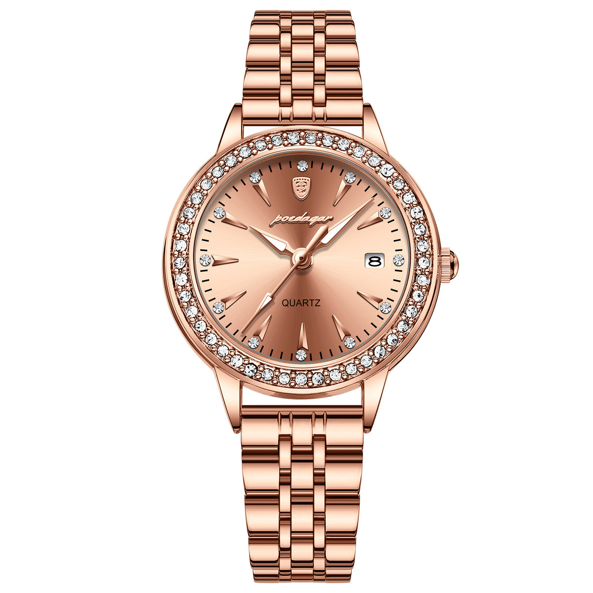 Ultra-Slim Women's Waterproof Luminous Quartz Watch with Calendar