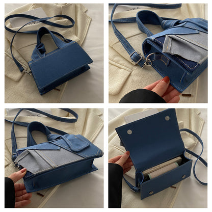 Simple stitching small square bag