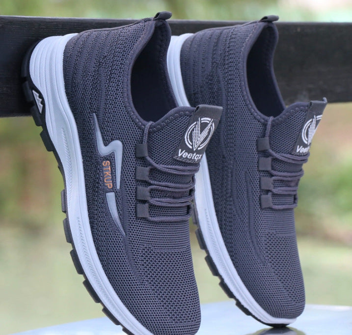 Men’s Breathable Mesh Anti-Slip Casual Running Sneakers