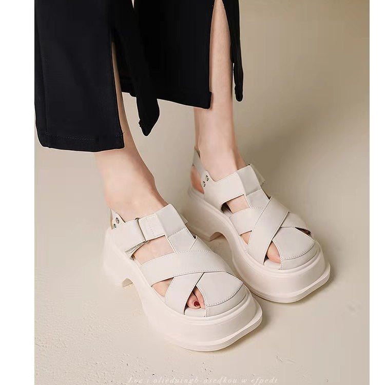 Women’s Thick-Heel Roman Sandals