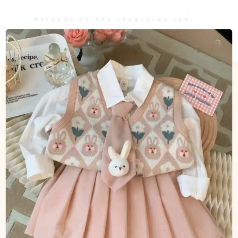 Trendy 3-Piece Spring Suit for Girls