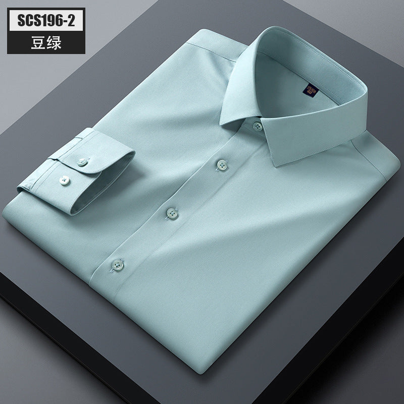 Mens Mulberry Silk Business Casual Shirt
