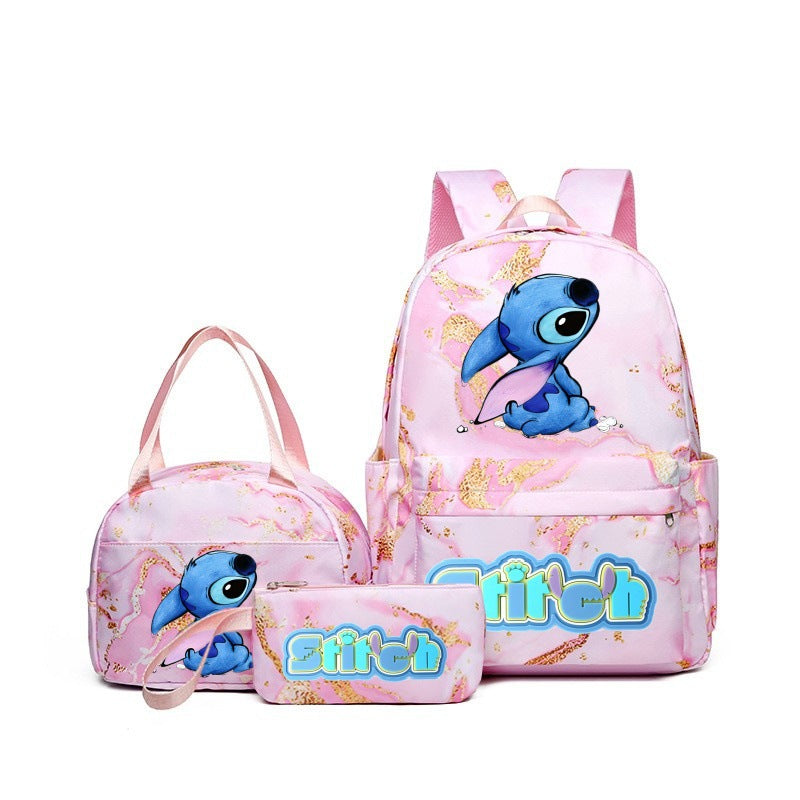 Waterproof 3-Piece School Backpack Set for Students & Travel