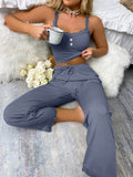 Casual Sleeveless Spice Girl Pajamas Loungewear