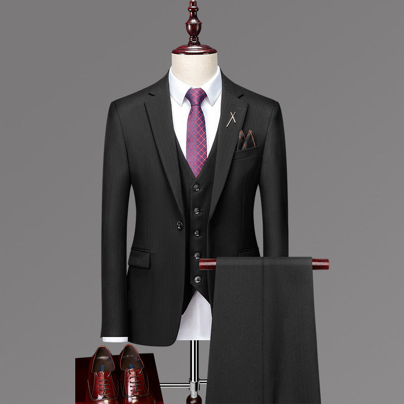 Men’s 3-Piece Slim Fit Wedding & Business Suit Set