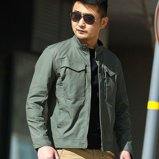 Mens Waterproof Outdoor Tactical Soft-Shell Jacket
