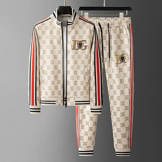 Men's European Style High-End Tracksuit Set