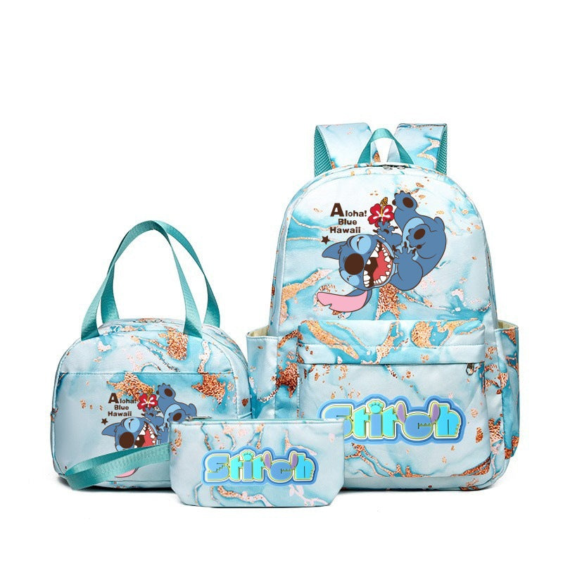 Waterproof 3-Piece School Backpack Set for Students & Travel