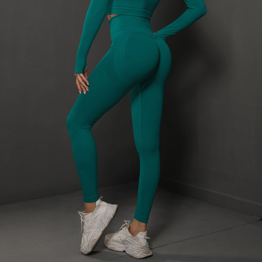 Seamless High-Waist Yoga Pants