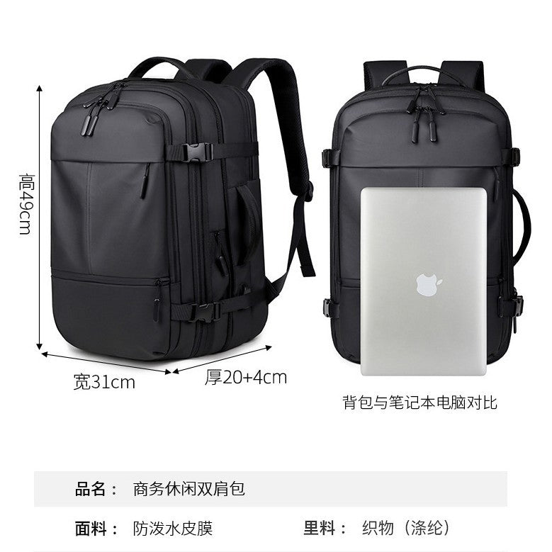 Luxury Multi-Function Business Backpack  Large Capacity Laptop & Commuter Bag for Men