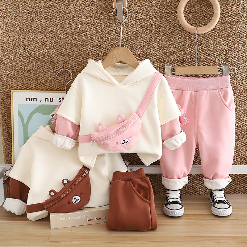Hoodie & Shoulder Bag Set