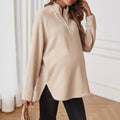 Maternity Zip Long Sleeve