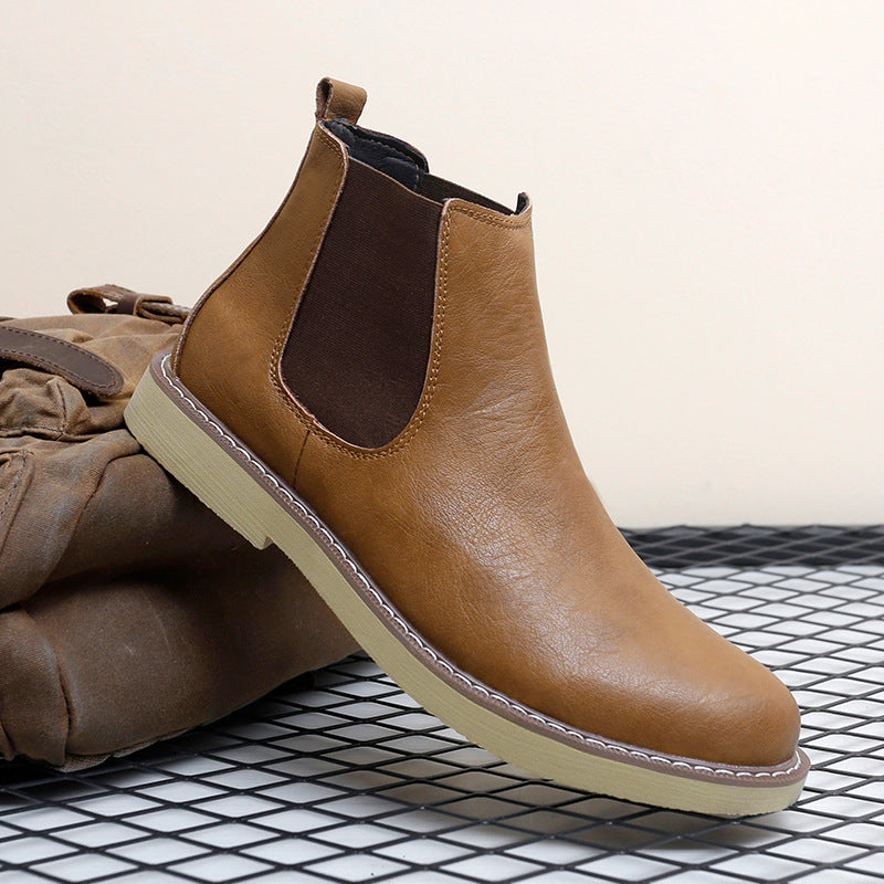 Martin Boots  Warm Fleece-Lined Leather High-Tops