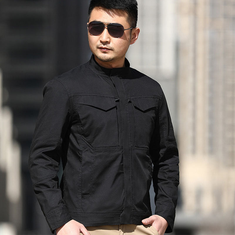 Mens Waterproof Outdoor Tactical Soft-Shell Jacket