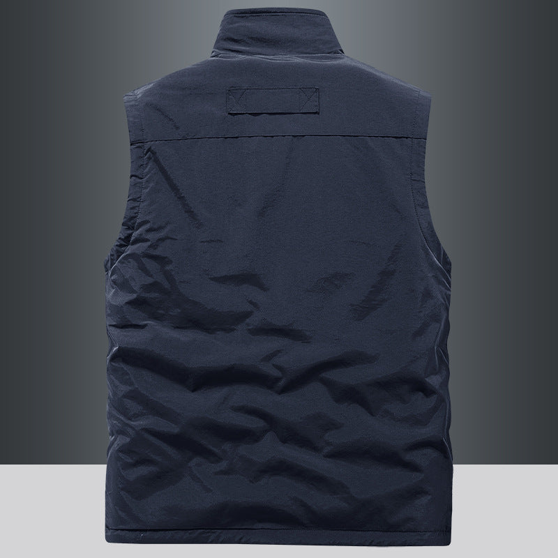 Polar Fleece Vest  Double-Sided Outdoor Sports Sleeveless Jacket