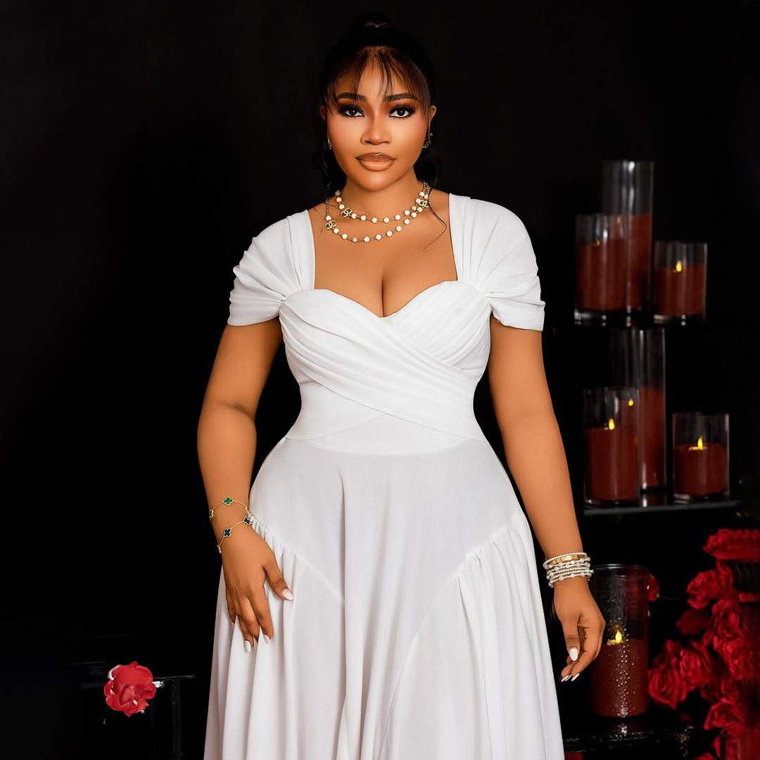 LunaGrace Pleated Dress