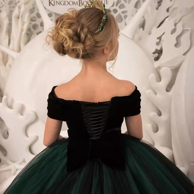 Radiant Emerald Princess Ball Gown