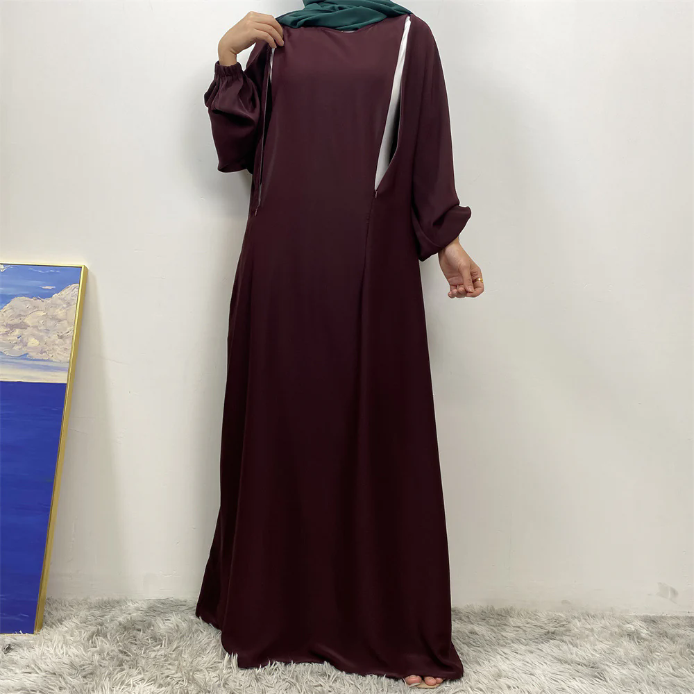 Middle Eastern Slim Fit Nursing Dress