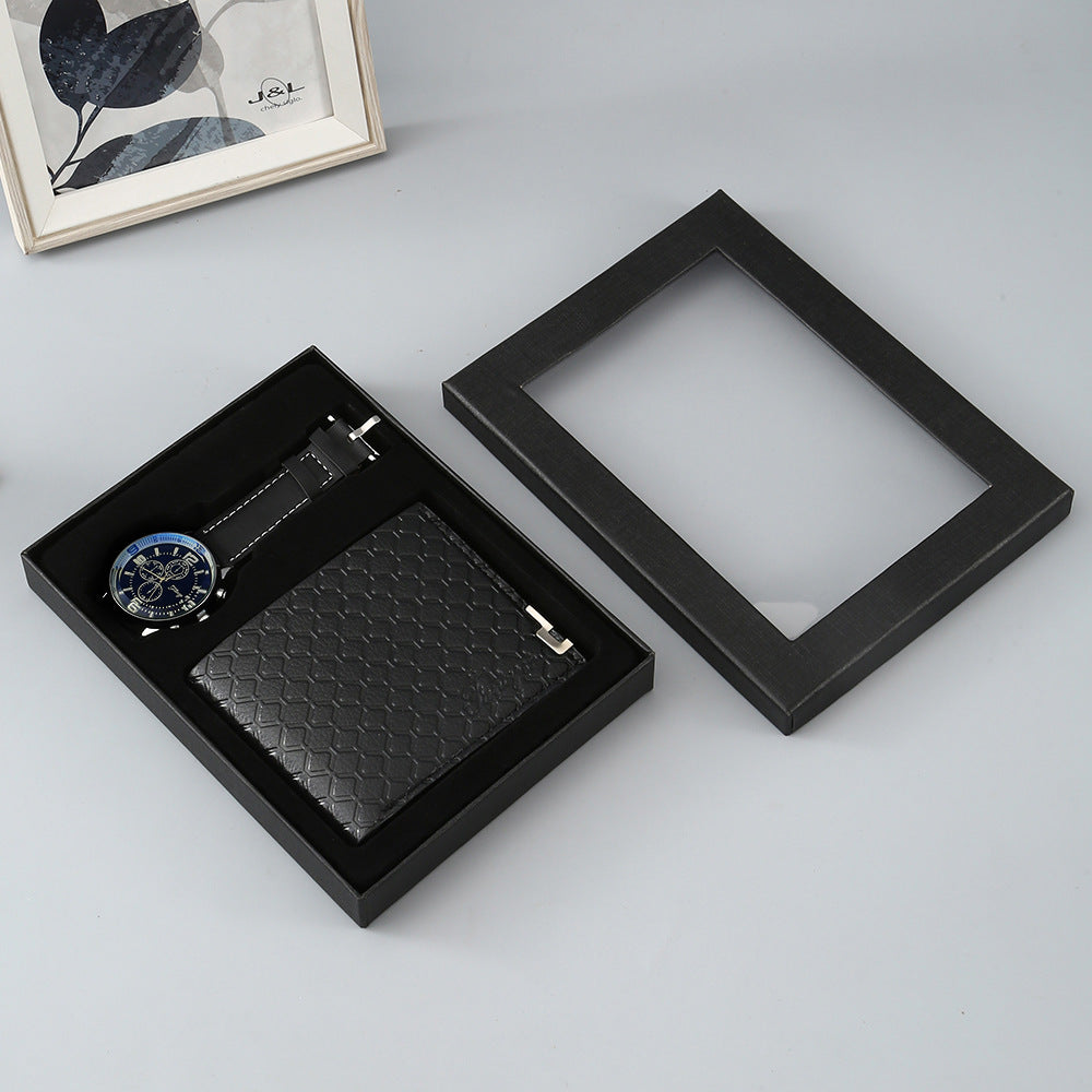 Quartz Watch and Wallet Set