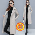 Woolen  Simple Long-Sleeve coat