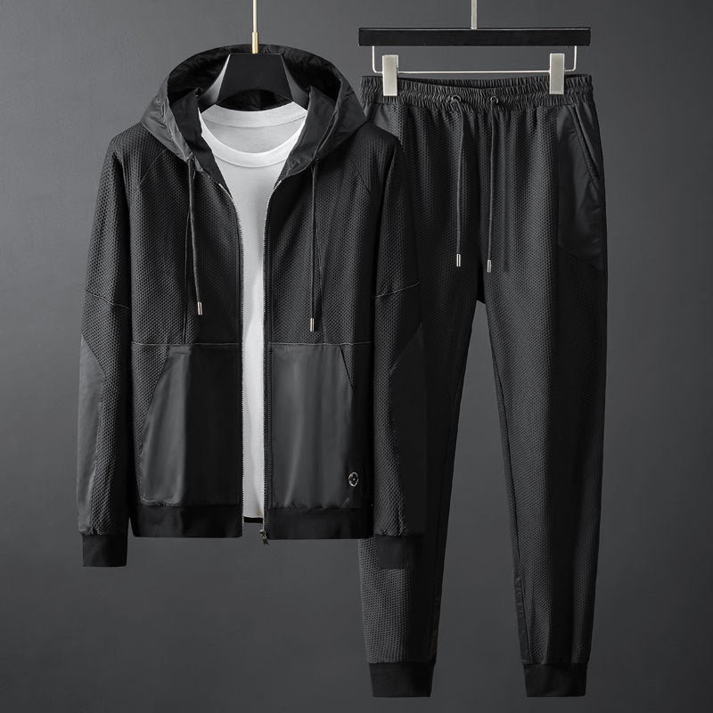 BreezeWeave Sport Hoodie Set