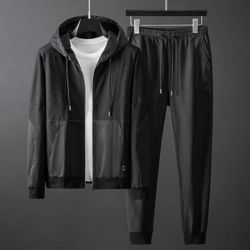 BreezeWeave Sport Hoodie Set