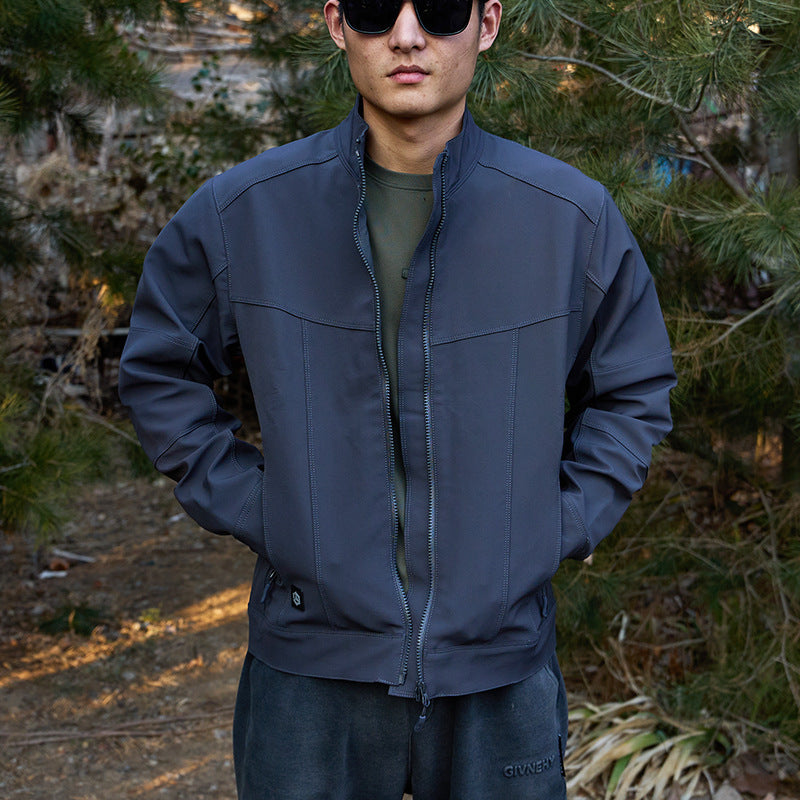 Mens Spring/Autumn Lightweight Tactical Assassin Jacket