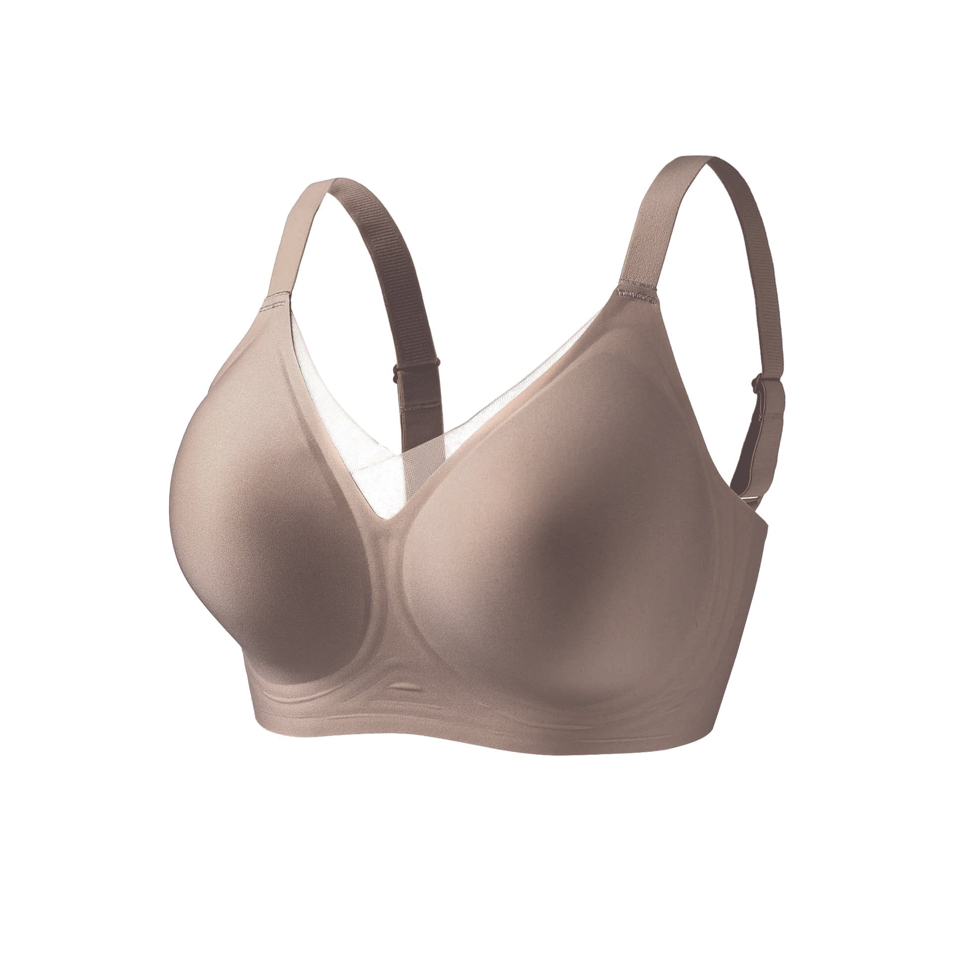 V-Neck Mesh Seamless Minimizer