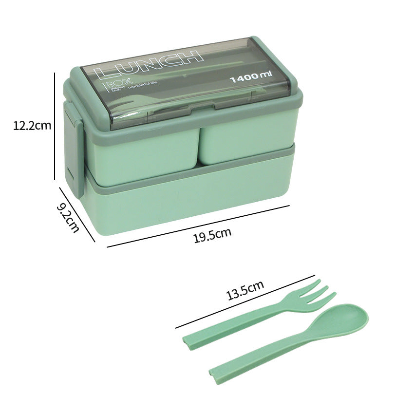 SnapLock Double-Layer Lunch Box