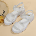 Solid color plus size women's shoes