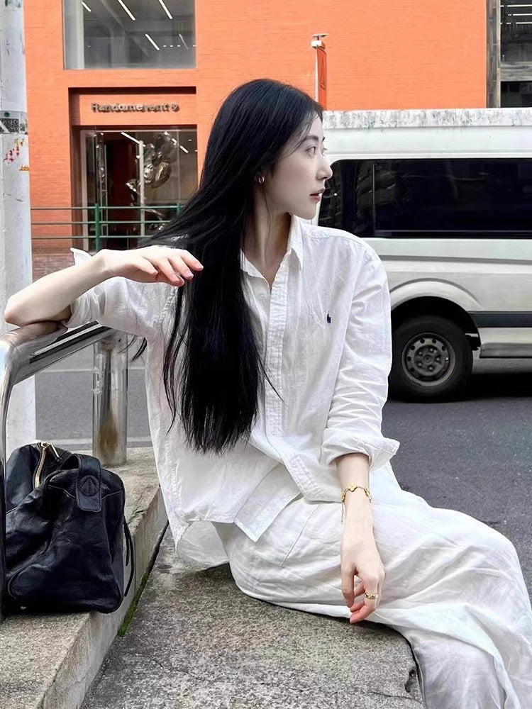 Women's Relaxed Linen Summer Shirt
