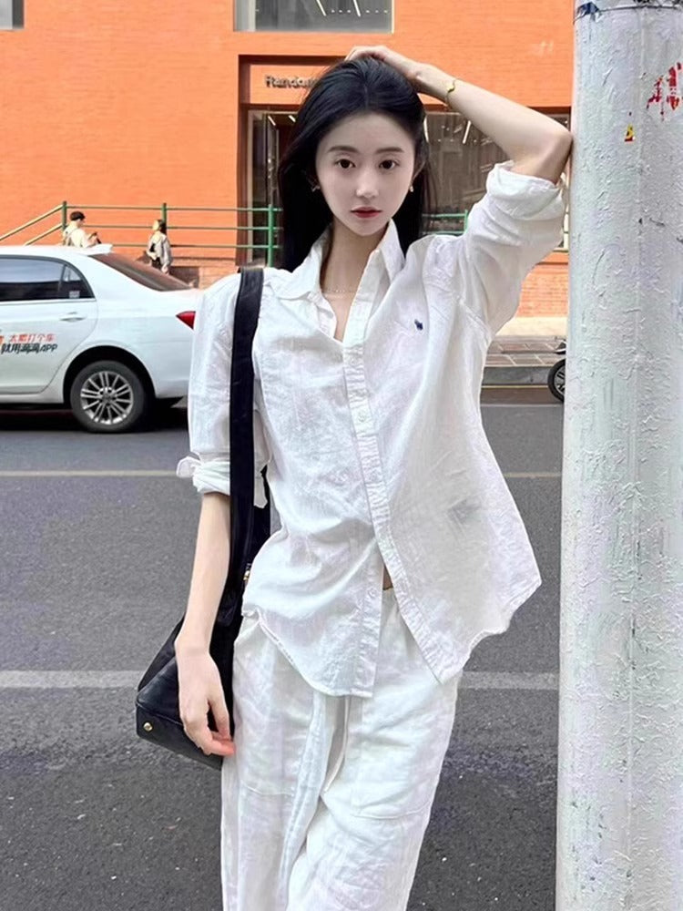 Women's Relaxed Linen Summer Shirt