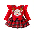 Santa Sweetheart Plaid Strap Skirt Set