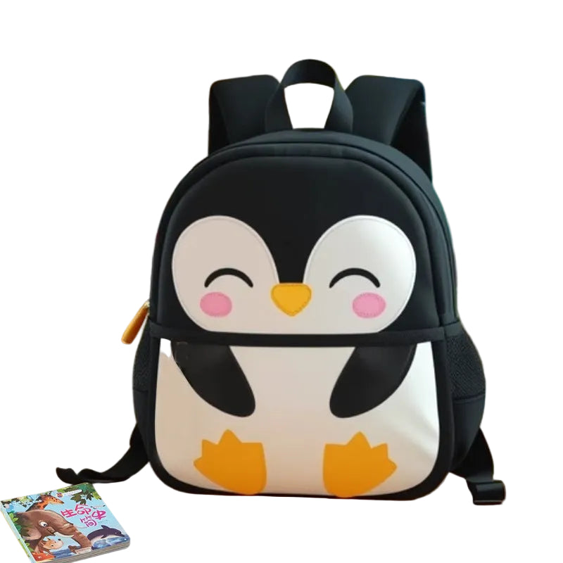 Happy Penguin School Backpack